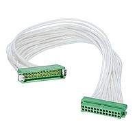 Harwin G125-MC15005L4-0300F ການປະກອບສາຍສະເພາະ 1.25MM M/F CA 2x25 300MM 26AWG