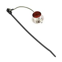 Amphenol Socapex USB3CFTVC6N ຝາປົກປ້ອງ USB ແລະຝາຄຸ້ມຄອງ USB-C ປຸ່ມຝາຮູບສີ່ແຂນ, ອະລູມິນຽມພ້ອມການຄຸດນິເຄວ