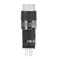 NKK Switches HB02KW01-6F-JB ເຫດສະຫຼຸບ LED RND INDCTR ສີຂຽວ LED CLR LENS/WHT DIFUSER