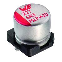 Wurth Elektronik 875105359003 ອາລູມິນຽມ ໂປລິເມີ ຄາປາຊິເຕີ WCAP-PSLP 16V 22uF 20% ESR=30mOhms