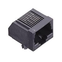 Kycon GDLX-N-88K Modular 8P8C R/A PCB ສີດຳ LOPRO ບໍ່ມີ SHLD KEYED