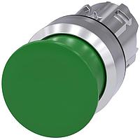 SIEMENS A6X30138915 ປຸ່ມກົງຫມາກເຫຼືອງ MUSHROOM PUSHBUTTON. 30MM. ສີຂຽວ