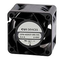 Same Sky (formerly CUI Devices) CFM-4020CF-295-342-20 ພັດ DC dc axial fan, 40 mm square, 20 mm, 24 Vdc, omniCOOL, 9500 RPM, 11.88 CFM, TS