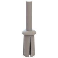 Essentra Components 61PR400100 ພຸດ-ອິນ ຣິເວດ Push Rivet, ຮູ Hole .250, ຜັນເນວ Panel ຄວາມຫນາ .350-.500