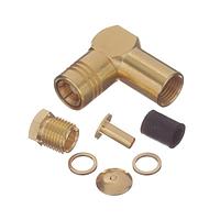 Radiall R114165000 ຕົວເຊື່ອມ SMB / ປຸ່ມມຸມຂວາ ປະເພດກັບຢືດສາຍ 2.6/50+75 S