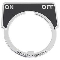 Square D 9001KN245 Legend 30MM Legend Plate ປິດ-ເປີດ