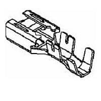 Aptiv 12052224-L ຂໍ້ຕໍ່ FMALE 630 SERIES TIN CBL RANG 3.10-2.94MM