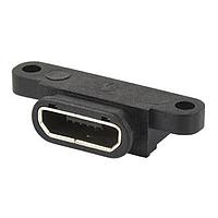 Same Sky (formerly CUI Devices) UJ2-MIBH-2-SMT-TR-67 ຂໍ້ມູນ Micro USB Type B Connectors USB jack 2.0, micro B type, IP67, 5 pin, horizontal, 10 uin plating, SMT, T&R pckg