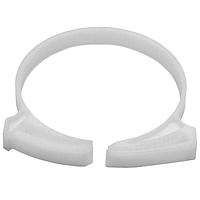 HellermannTyton SNP5010C2 ຄລິບຢືບທ່ອງສາຍ Conduit Clips Snapper Hose Clamp, ຂະໜາດສອງສ່ວນ 1.99"-2.32", POM, ສີຂາວ, 100 ຊຸດ/ກະດູກ