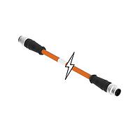 Molex 1201080438 ເສັ້ນສາຍອາເຊນເຊີ / ເສັ້ນສາຍອັກຊົເວີ MIC 4P M/MP ST/ST D-CODED 75M ORG TPE