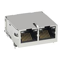 TRP Connector 1840572-6 ມັກເຕິກ ຈແກ MAGJACK TU 2PORT 1GBT LED PRESS-FIT