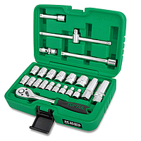 TOPTUL GCAI2203 ເກຣດມືອາຊີບ 3/8" DR. Flank Socket Set (22 pcs, 12PT)