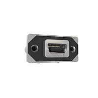 Amphenol Commercial Products MUSBRB551M0 ຕົວເຊື່ອມຕໍ່ Mini USB Type B Gen2 Rugged USB Type Mini B Receptacle, IP67