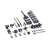 Amphenol LTW M12A-03BMMB-SL7001 ຕົວເຊື່ອມຕໍ່ມິດສະຕິກວົງກົມ M12ASSY, ສະກຣູ IN180 3PIN M CONN M PIN