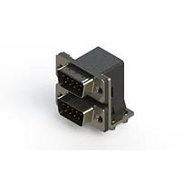 EDAC 661-009-264-042 ຕູ້ສະຫນອງ Dual Port D-Sub ມຸມຂວາ ຕູ້ສະຫນອງ Dual Port D-Sub