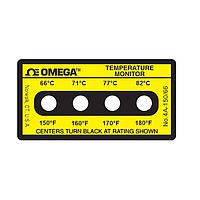 OMEGA 4A-A-150 Non-Reversible, Four point Horizontal Temperature Label (180 °F)