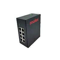 Molex 112036-1001 ອຸປະກອນສະຫນັບສະຫນູນ Ethernet ບໍ່ມີການຈັດການ IP20 Ethernet SWC UM;8RJ45;FE
