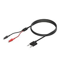 Cal Test Electronics CT4456-100 ສາຍສະໝຸດຈັບຈໍ Coax Monitor Cable Double Banana Plug to Alligator Clips Breakout, Cable Assembly