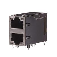 Abracon ARJM21A-J3752ZZEWCB ມັກເນຕິກ ຈແກກ RJ45 10GBASE-T 2x1 ມຸມຂວາ N/A ຜ່ານຮູ