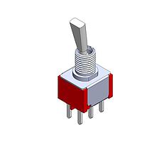 Mountain Switch 108-1MD2T6B1M2QE-EVX ສະຫນັບສະຫນູນ Toggle SWITCH TOGGLE DPDT