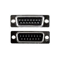 Amphenol CN-DSUB15SKT0-000 ຕູ້ຮັບ DB15 ຍິງ D-Sub Connector 15-Pin (DB15) ຍິງ