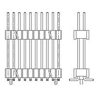 Amphenol FCI 20021832-05060C1LF Headers 20021832-05060C1LF-MINITEK 127 ເຮັດເຕີ