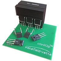 Wakefield Thermal OMNI-UNI-18-25 ອົງປະກອນ omniKlip Heat Sink ສໍາລັບ TO-247, TO-264, ກວ້າງ 18mm, ຍາວ 25mm, ອະລູມິນຽມ