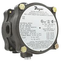 Dwyer 1950G-00-B-120-NA ສະຫນັບສະຫນູນຄວາມດັນຕ່າງທີ່ປ້ອງກັນການລະເລີຍ, ກັນອາກາດ, ມີລາຍການ UL, 24 V (Differential, 0.15 inH₂O, NPT Female, 1/8 in)