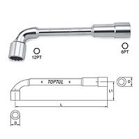 TOPTUL AEAE2828 Angled Socket Wrench (28mm)