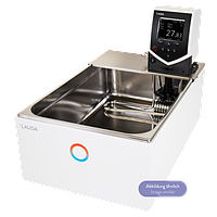 Lauda E 10 G ອາບຄວາມຮ້ອນ (200 °C, 7.5 / 11.0 L)