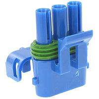 Aptiv 12015800 ຕົວເຊື່ອມ 3P BLUE WEATHERPACK TOWER SERIES 20 AMPS