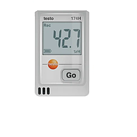 TESTO 174 H ອຸປະກອນບັນທຶກຂໍ້ມູນນ້ອຍສໍາລັບອຸນຫະພູມແລະຄວາມຊື່ນມີພ້ອມ USB-C ແລະໂປຣແກຣມ PC (-20 ~ +70 °C, 0 ~ 100 %RH)