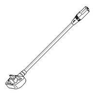 Volex 17964 10 C3 ສາຍພະລັງ AC 3x1.0awg 10A/250V 8FT (2.5m) ສີດຳ