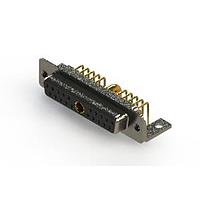 EDAC 630-21W1640-2N4 ຕູ້ຕິດຕໍ່ D-Sub ປະສົມມຸມຂວາ ຕູ້ຕິດຕໍ່ພະລັງງານ Combo D-Sub
