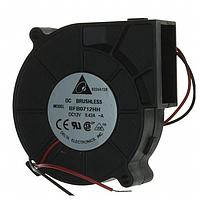 Delta Electronics, Inc. BFB0712HH-A ພັດລົມ DC Blower, 75.7x75.7x25mm, 12VDC, Ball Bearing, Lead Wires, Locked Rotor Sensor