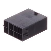 Molex 105411-0108 ປລັກຮາງ Mega-fit Freehang Plg Hsg DR 8ckt ດຳ