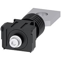 SIEMENS 3VA92110QE10 ຂົ້ວຕໍ່ຮາບພຽງແບບເຊື່ອມຕໍ່ດ້ານຫຼັງ BRKR 3VA1 250A ສະຕັດຮາບພຽງດ້ານຫຼັງ 1P ສັ້ນ