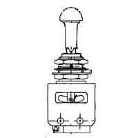 Honeywell 13AT2-E ສະຫນອງສະຫນອງ Toggle SW DPDT 3POS SOLD TERM LOCKN LVR