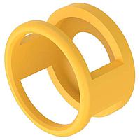 EAO 84-909 Switch Hardware Protective shroud metal for short Emergency-Stop, Yellow