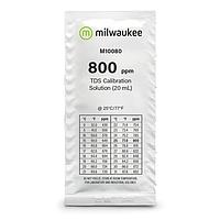 MILWAUKEE M10080B ຊອງນ້ຳຢາປັບທຽບ TDS 800 ppm (25 x 20 ml sachet)