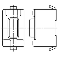 PANASONIC EVQ-5PN04K ສະຫນັບສະຫນູນສະຫນັບສະຫນູນ Light Touch Switches FLAT ACT 2.4NF 6x3.5x4.3mm