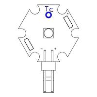 BIVAR L22-TEW48V ໄຟ LED ພະລັງງານຕ່ຳ LED Starboard, ສີຂາວອົມ 3000K, Cree XT-E, 100lm / 66mA ສູງສຸດ, ມີການຈັດການຄວາມຮ້ອນ