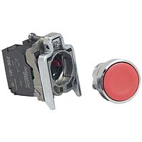 SCHNEIDER XB4BA45 Flush NON ILLRED FLUSH MMNTRY W/1 N/O+1N/C