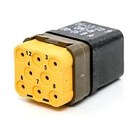 DEUTSCH - TE Connectivity DMC-M 08-16 BA ຕູ້ຕໍ່ຕໍ່ມິລລິຕາ MIL Spec ແບບສີ່ມົນ DMC-M 08-16 BA