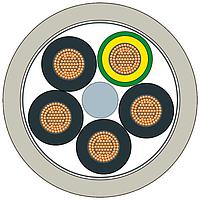 SIEMENS 6XV18308AH10 ສາຍພະລັງງານ CABLE POWER NO CONNECTOR (20 M MIN.)