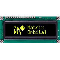 Matrix Orbital OK162-12-OY-V-E ຈໍ OLED OLED 16 X 2 ເຫຼືອງ ກວ້າງແຮງດັບໄຟ ກວ້າງອຸນຫະພູມ