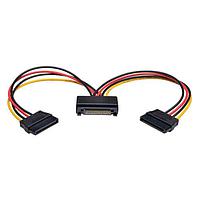 Tripp Lite P947-06N-2P15 ສາຍກຳລັງ DC 6" SATA Y SPLTR CBL,M/F