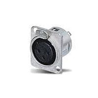 NEUTRIK NC3FDM3-L-1 ປຸ່ມຮັບ 3P F RECEPT DL1 SER SODR CUPS NCK/SIL