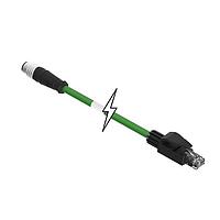 Molex 1201088123 ເສັ້ນສາຍເຊນເຊີ / ເສັ້ນສາຍອັກຕູເວດເອີ M12-4P(D)-MM-ST/RJ45-M-23M-PUR