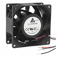Delta Electronics, Inc. PFM0812HE-01BFY ພັງລົມ Axial, 3Phase, Single-Rotor, 80x38mm, 12VDC, 129.42CFM, 4.3A, Ball, Tach/PWM